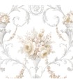 CI38229 - In register Ornamental Floral Wallpaper-Classic Impressions