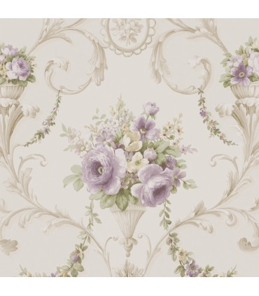 CI38231 - In register Ornamental Floral Wallpaper-Classic Impressions