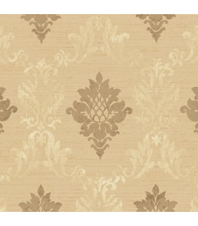CI38240 - In Register Silk Damask Wallpaper-Classic Impressions