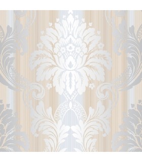 CI38263 - String Damask Wallpaper-Classic Impressions