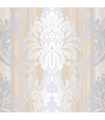 CI38263 - String Damask Wallpaper-Classic Impressions