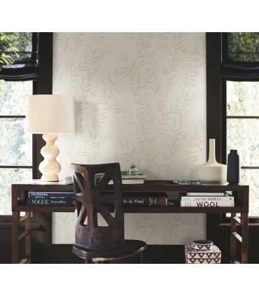 AB3065 - Allerton Bamboo Alabaster Wallpaper-Antonina Vella Artifacts