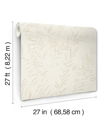 AB3065 - Allerton Bamboo Alabaster Wallpaper-Antonina Vella Artifacts