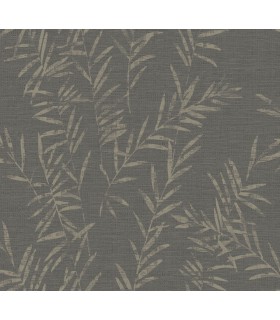 AB3061 - Allerton Bamboo Black Wallpaper-Antonina Vella Artifacts