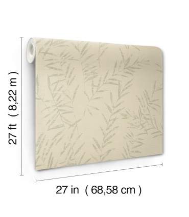 AB3063 - Allerton Bamboo Linen Wallpaper-Antonina Vella Artifacts