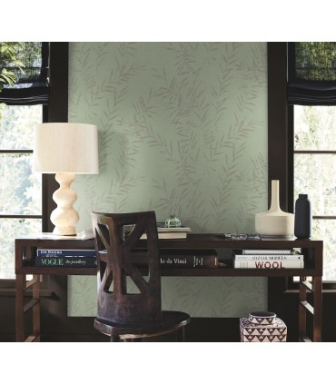 AB3064 - Allerton Bamboo Sage Wallpaper-Antonina Vella Artifacts
