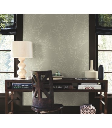 AB3062 - Allerton Bamboo Taupe Wallpaper-Antonina Vella Artifacts