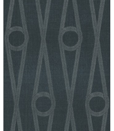 AB3015 - Henlein Indigo Wallpaper-Antonina Vella Artifacts