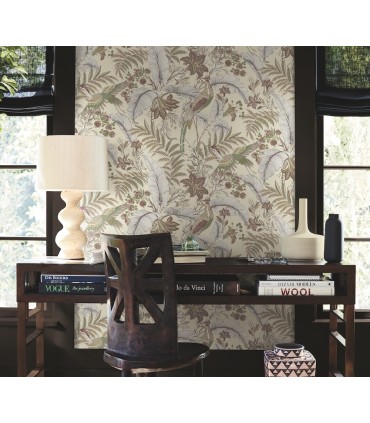 AB3101 - Heronwood Mulberry Wallpaper-Antonina Vella Artifacts