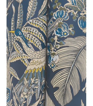 AB3103 - Heronwood Navy Wallpaper-Antonina Vella Artifacts