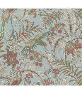 AB3102 - Heronwood Sky Blue Wallpaper-Antonina Vella Artifacts