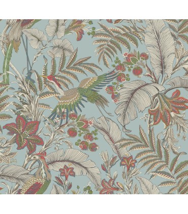 AB3102 - Heronwood Sky Blue Wallpaper-Antonina Vella Artifacts