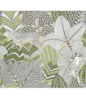AB3114 - Namiri Green Wallpaper-Antonina Vella Artifacts