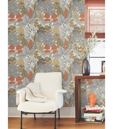 AB3111 - Namiri Ochre Wallpaper-Antonina Vella Artifacts