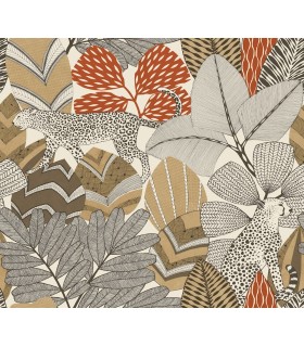 AB3111 - Namiri Ochre Wallpaper-Antonina Vella Artifacts