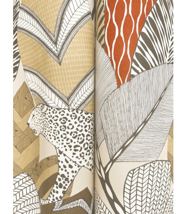 AB3111 - Namiri Ochre Wallpaper-Antonina Vella Artifacts