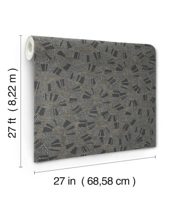 AB3004 - Ophidia Black Wallpaper-Antonina Vella Artifacts