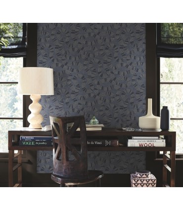 AB3002 - Ophidia Navy Wallpaper-Antonina Vella Artifacts