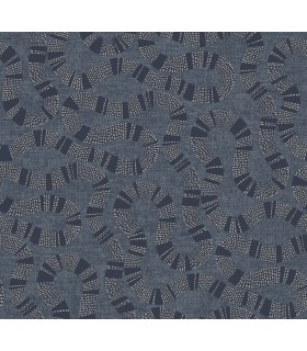 AB3002 - Ophidia Navy Wallpaper-Antonina Vella Artifacts