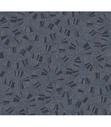 AB3002 - Ophidia Navy Wallpaper-Antonina Vella Artifacts