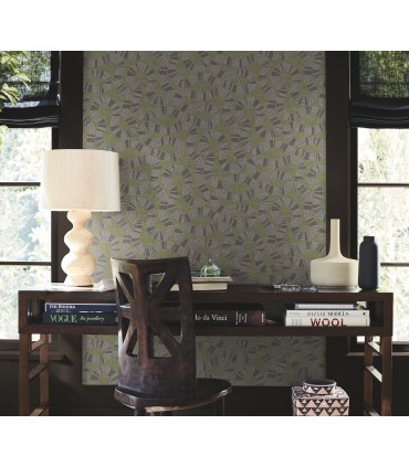 AB3005 - Ophidia Olive Wallpaper-Antonina Vella Artifacts