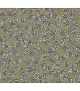AB3005 - Ophidia Olive Wallpaper-Antonina Vella Artifacts