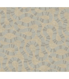 AB3003 - Ophidia Taupe Wallpaper-Antonina Vella Artifacts
