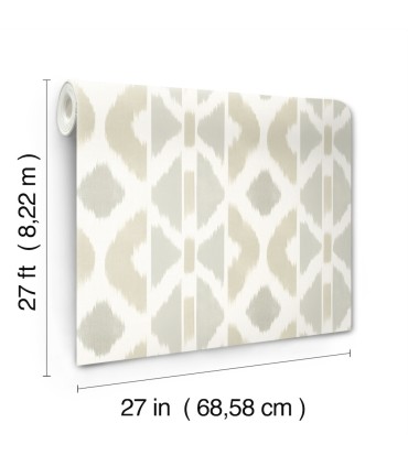 AB3093 - Patan Beige Wallpaper-Antonina Vella Artifacts