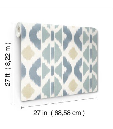 AB3094 - Patan Denim Wallpaper-Antonina Vella Artifacts