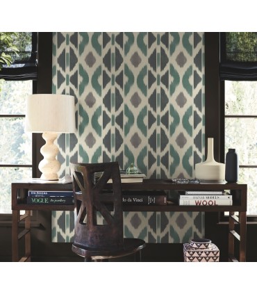 AB3092 - Patan Indigo Wallpaper-Antonina Vella Artifacts