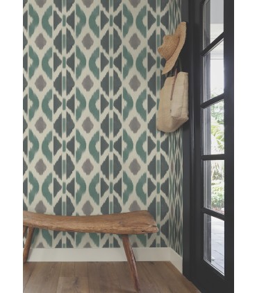 AB3092 - Patan Indigo Wallpaper-Antonina Vella Artifacts