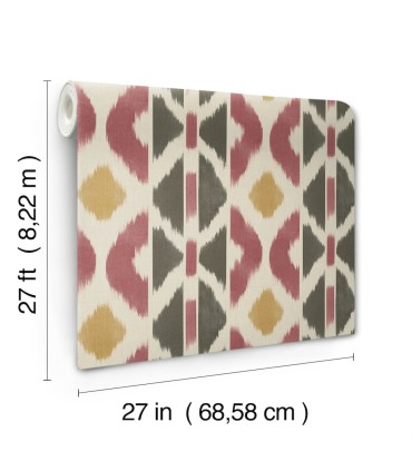 AB3091 - Patan Ruby Wallpaper-Antonina Vella Artifacts