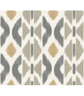 AB3095 - Patan Taupe Wallpaper-Antonina Vella Artifacts