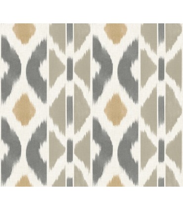 AB3095 - Patan Taupe Wallpaper-Antonina Vella Artifacts