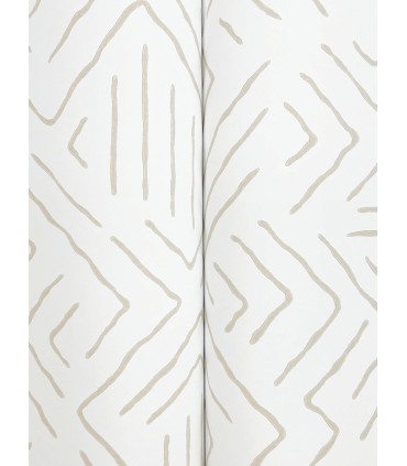 AB3085 - Sirih Beige Wallpaper-Antonina Vella Artifacts