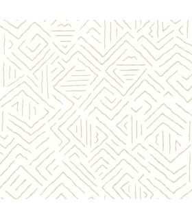AB3085 - Sirih Beige Wallpaper-Antonina Vella Artifacts