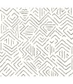 AB3081 - Sirih Black Wallpaper-Antonina Vella Artifacts