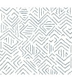 AB3083 - Sirih Navy Wallpaper-Antonina Vella Artifacts