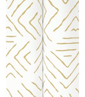 AB3084 - Sirih Ochre Wallpaper-Antonina Vella Artifacts