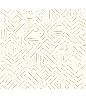AB3084 - Sirih Ochre Wallpaper-Antonina Vella Artifacts