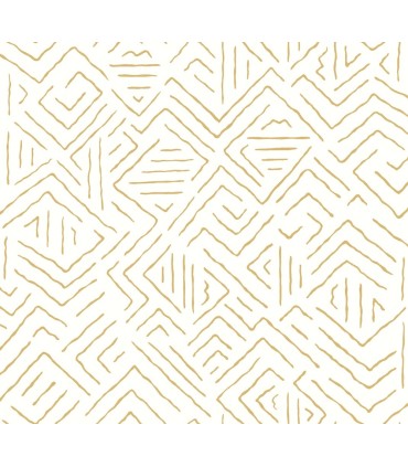 AB3084 - Sirih Ochre Wallpaper-Antonina Vella Artifacts