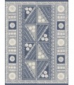 AB3058M - Tapa Indigo Wall Mural-Antonina Vella Artifacts