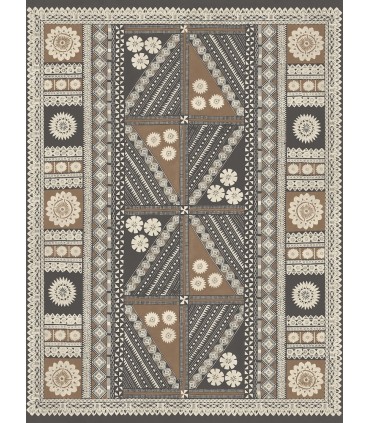 AB3057M - Tapa Sienna Wall Mural-Antonina Vella Artifacts