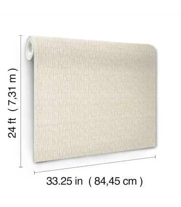 AB3041 - Thatched Taupe Grasscloth Wallpaper-Antonina Vella Artifacts