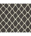 AB3121 - Tonga Black & White Embroidered Wallpaper -Antonina Vella Artifacts