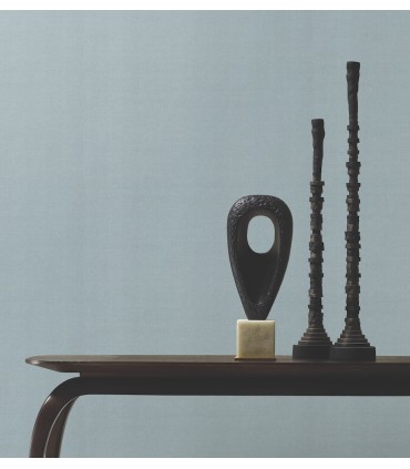 AB1805 - Woven Linen Sky Blue Wallpaper-Antonina Vella Artifacts