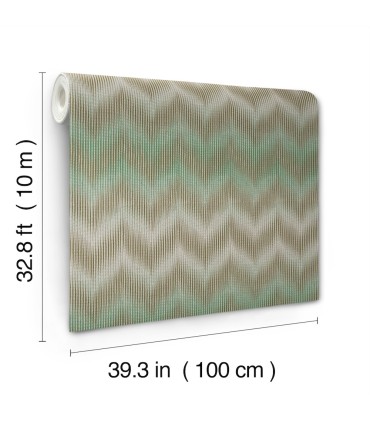 MI10513 - Ande Green Wallpaper-Missoni 5 by York