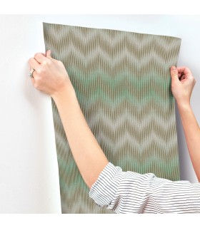 MI10513 - Ande Green Wallpaper-Missoni 5 by York