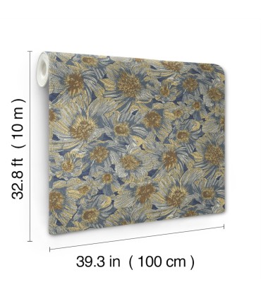 MI10501 - Anemoni Blue Wallpaper-Missoni 5 by York