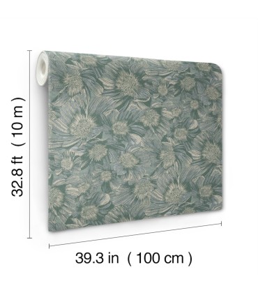 MI10504 - Anemoni Teal Wallpaper-Missoni 5 by York
